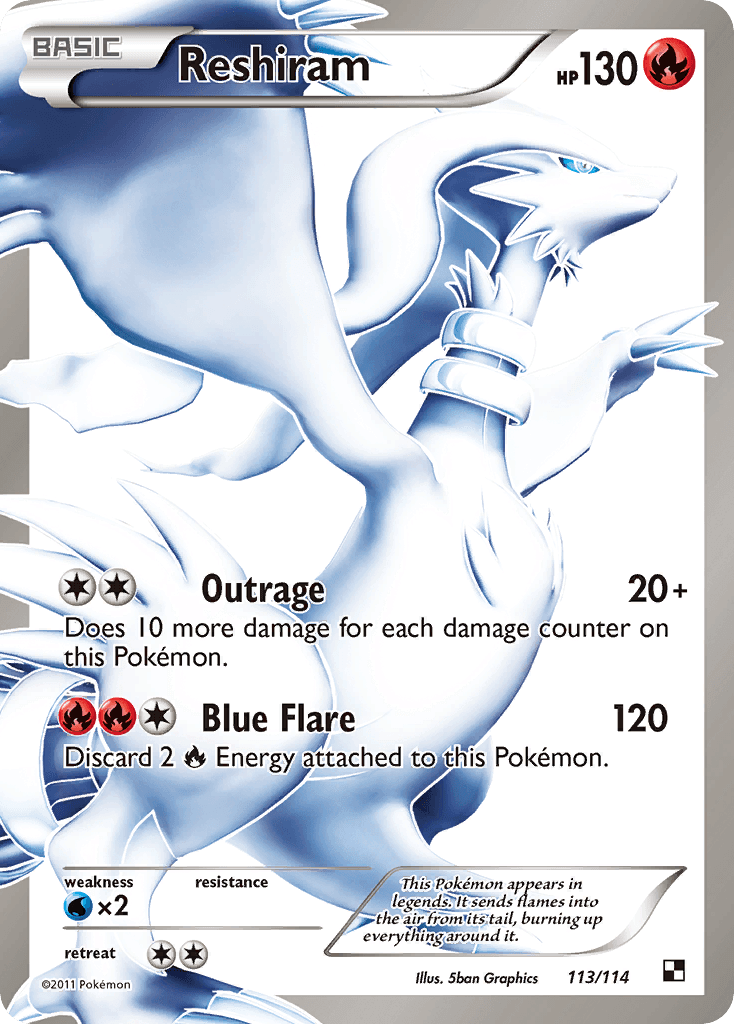 This Pokémon appears in legends. It sends flames into the air from its tail, burning up everything around it.