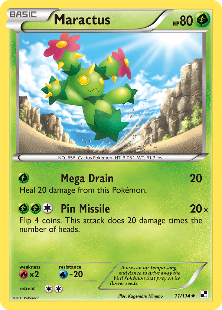 It uses an up-tempo song and dance to drive away the bird Pokémon that prey on its flower seeds.