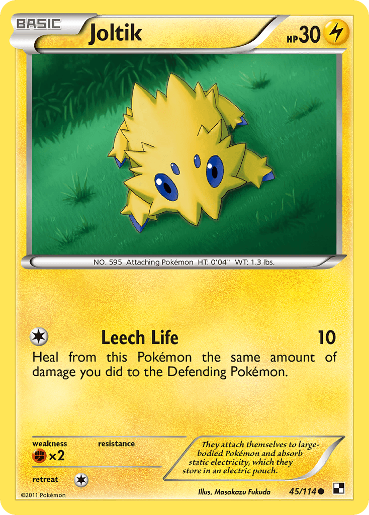 They attach themselves to large-bodied Pokémon and absorb static electricity, which they store in an electric pouch.