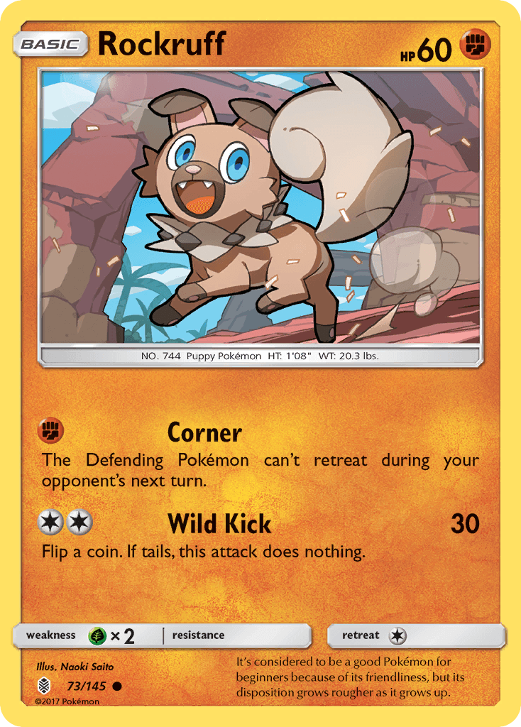 It's considered to be a good Pokémon for beginners because of its friendliness, but its disposition grows rougher as it grows up.
