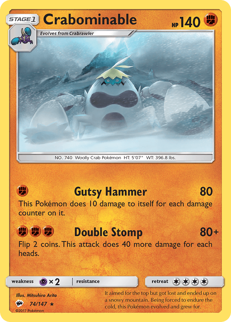 It aimed for the top but got lost and ended up on a snowy mountain. Being forced to endure the cold, this Pokémon evolved and grew fur.