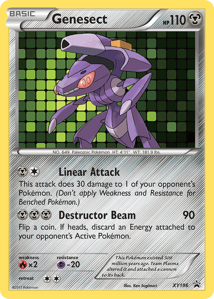 This Pokémon existed 300 million years ago. Team Plasma altered it and attached a cannon to its back.