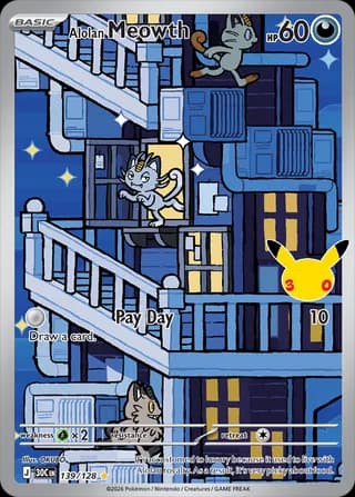 Alolan Meowth (30th Celebration)