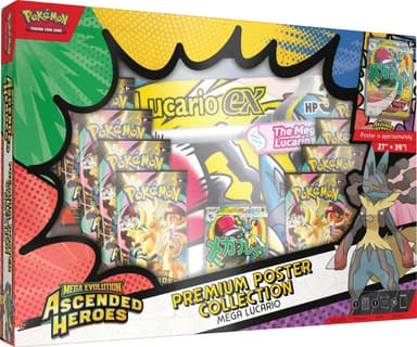 Ascended Heroes Premium Poster Collection - Mega Lucario
