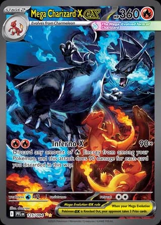 Mega Charizard X ex - Phantasmal Flames 