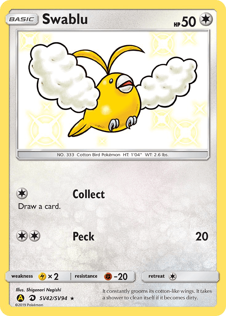 It constantly grooms its cotton-like wings. It takes a shower to clean itself if it becomes dirty.