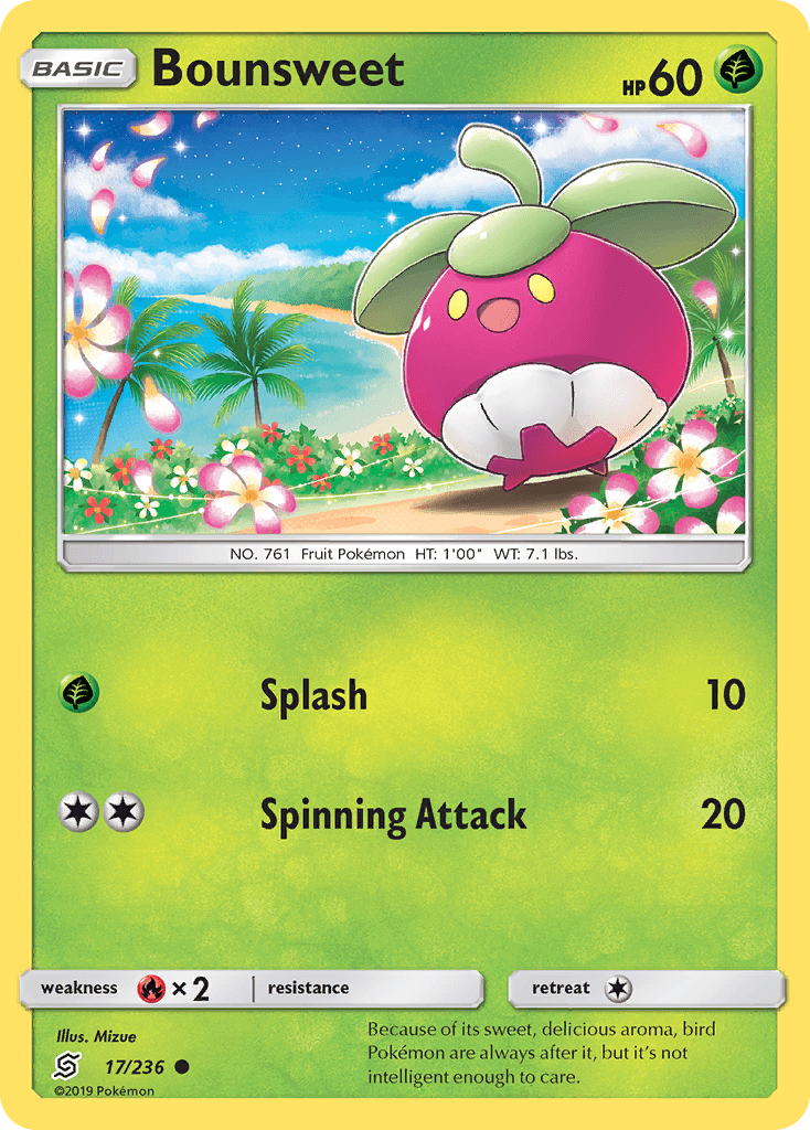 Because of its sweet, delicious aroma, bird Pokémon are always after it, but it's not intelligent enough to care.