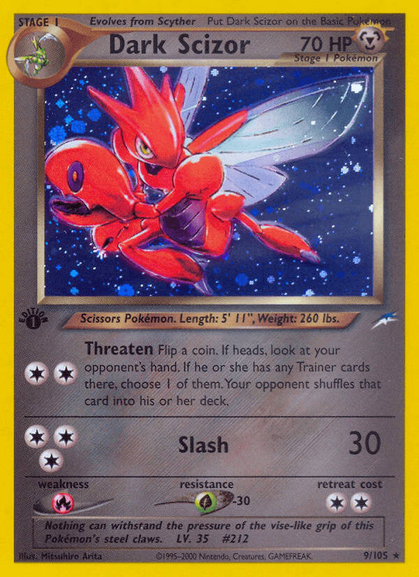 Nothing can withstand the pressure of the vise-like grip of this Pokémon's steel claws.