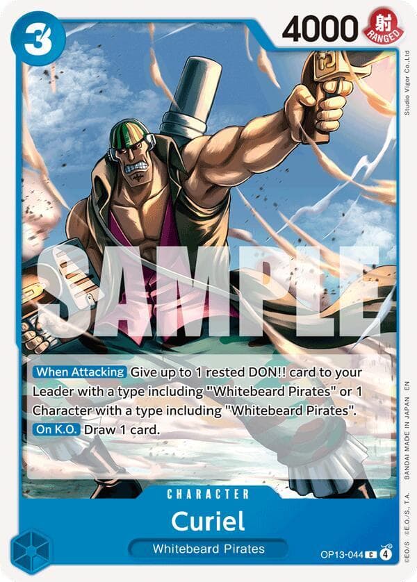 [When Attacking] Give up to 1 rested DON!! card to your Leader with a type including "Whitebeard Pirates" or 1 Character with a type including "Whitebeard Pirates".<br>
[On K.O.] Draw 1 card.