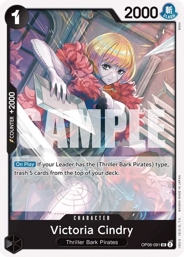 [On Play] If your Leader has the [Thriller Bark Pirates] type, trash 5 cards from the top of your deck.