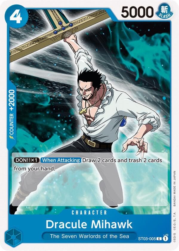 [DON!! x1] [When Attacking] Draw 2 cards and trash 2 cards from your hand.