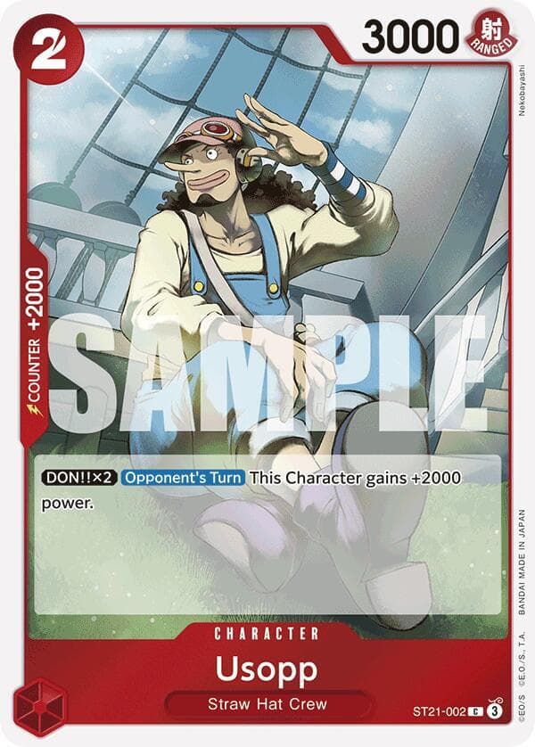 [DON!! x2] [Opponent's Turn] This Character gains +2000 power.