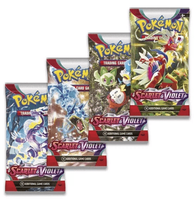 Scarlet & Violet Booster Pack Art Bundle [Set of 4]