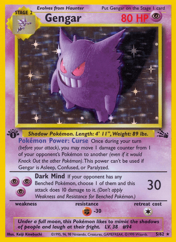 Under a full moon, this Pokémon likes to mimic the shadows of people and laugh at their fright.