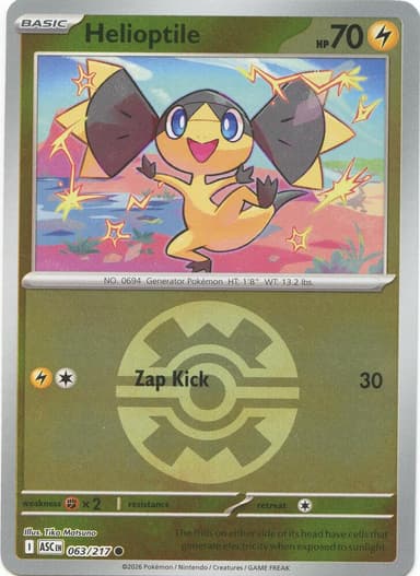 Helioptile (Ball Pattern)