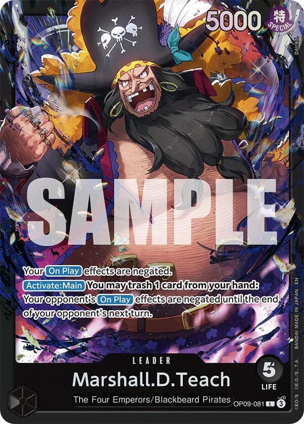 Your [On Play] effects are negated.<br>
[Activate: Main] <strong>You may trash 1 card from your hand</strong>: Your opponent's [On Play] effects are negated until the end of your opponent's next turn.