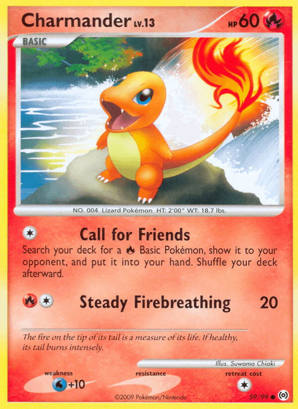 The fire on the tip of its tail is a measure of its life. If healthy, its tail burns intensely.