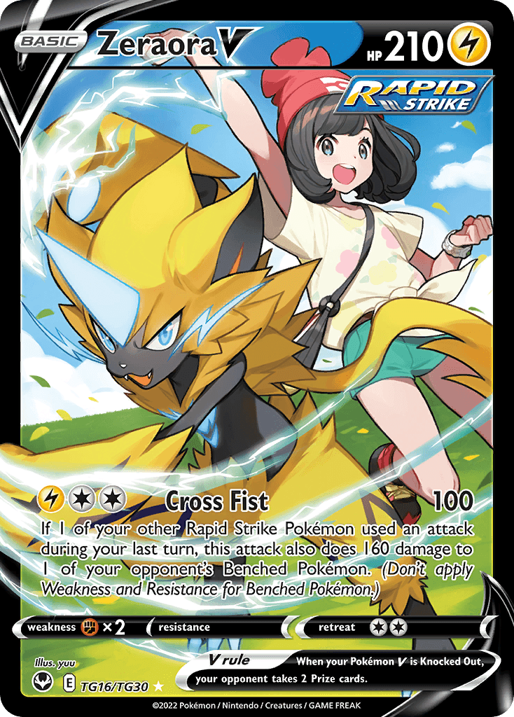 Zeraora V - Silver Tempest Trainer Gallery 
