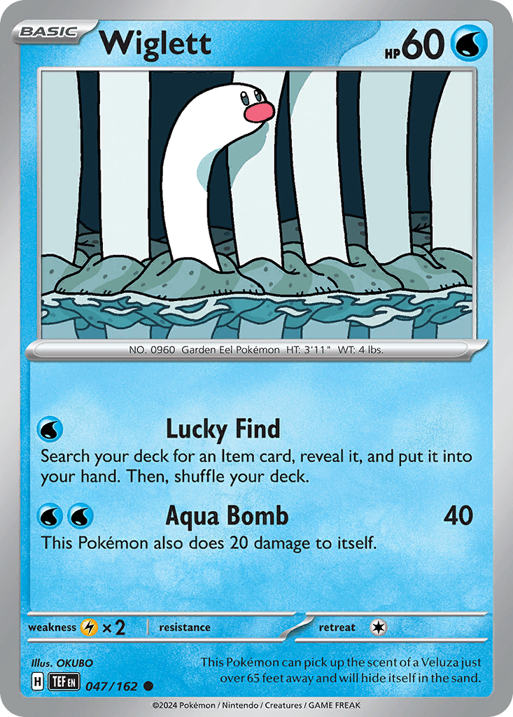 This Pokémon can pick up the scent of a Veluza just over 65 feet away and will hide itself in the sand.
