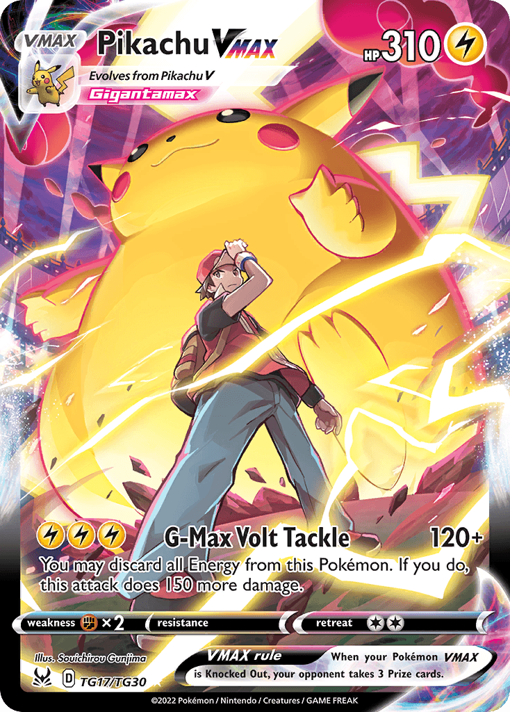 Pikachu VMAX - Lost Origin Trainer Gallery 