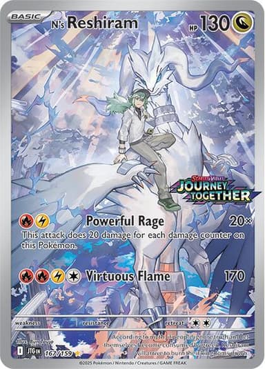 N's Reshiram (Journey Together Stamped)