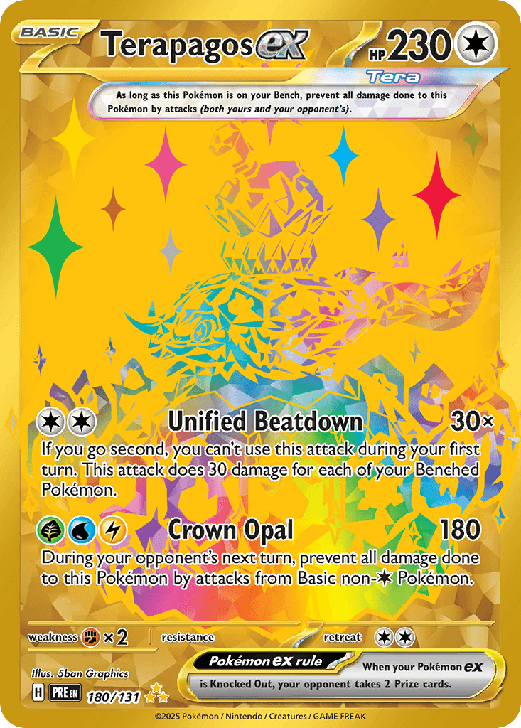 Terapagos ex - Prismatic Evolutions (PRE)