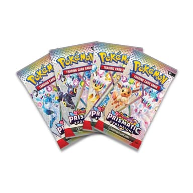Prismatic Evolutions Booster Pack Art Bundle [Set of 4]