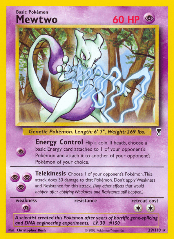 A scientist created this Pokémon after years of horrific gene-splicing and DNA engineering experiments.