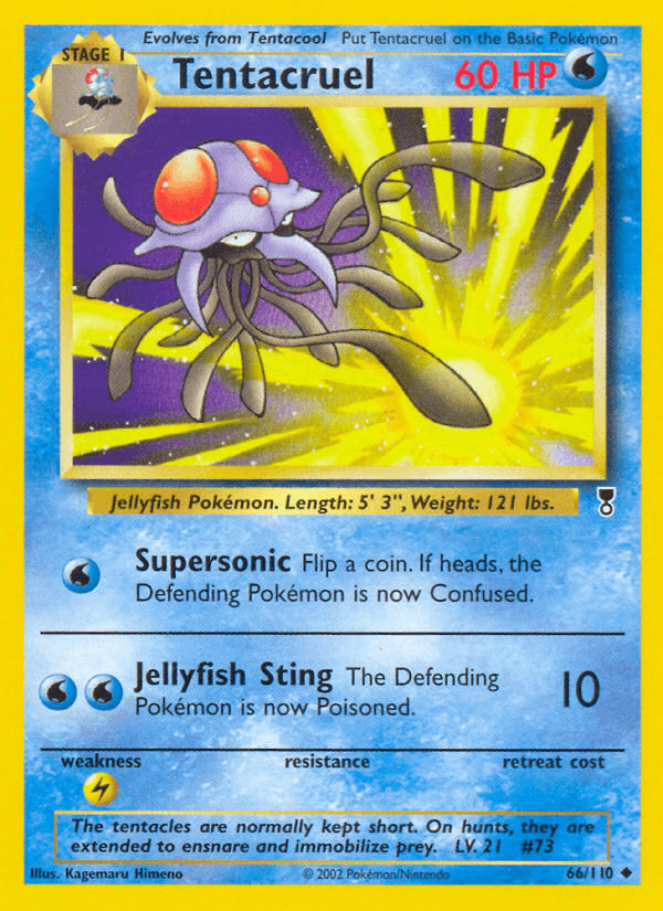 The tentacles are normally kept short. On hunts, the are extended to ensnare and immobilize prey.