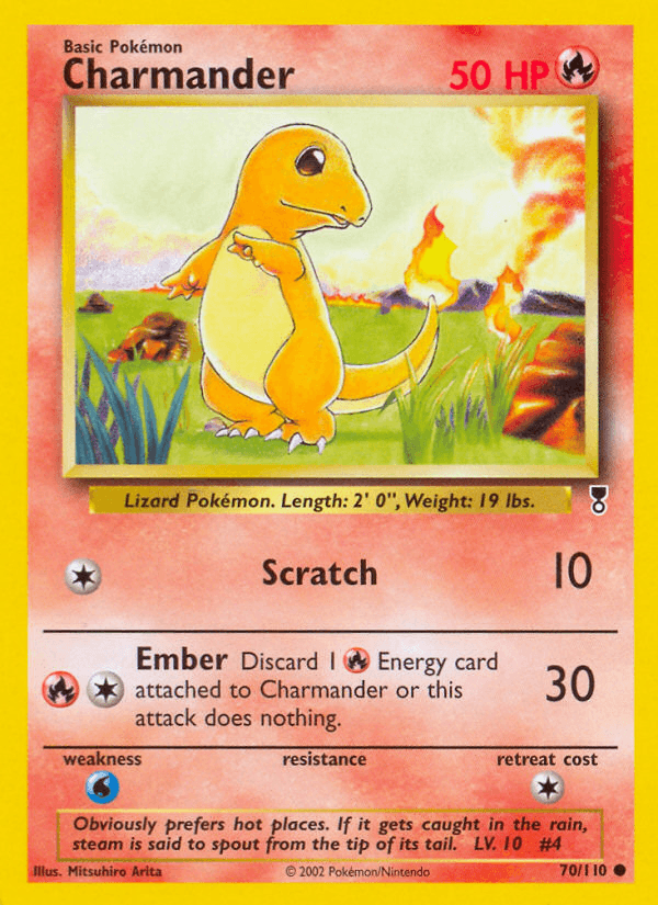 Obviously prefers hot places. If it gets caught in the rain, steam is said to spout from the tip of its tail.