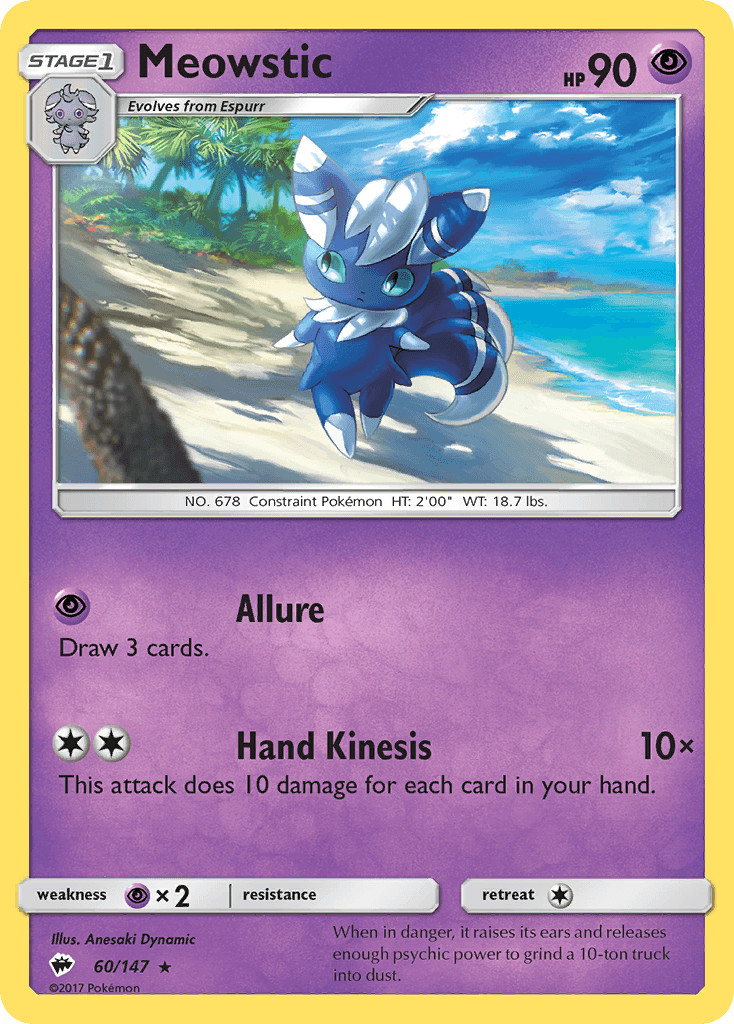 When in danger, it raises its ears and releases enough psychic power to grind a 10-ton truck to dust.