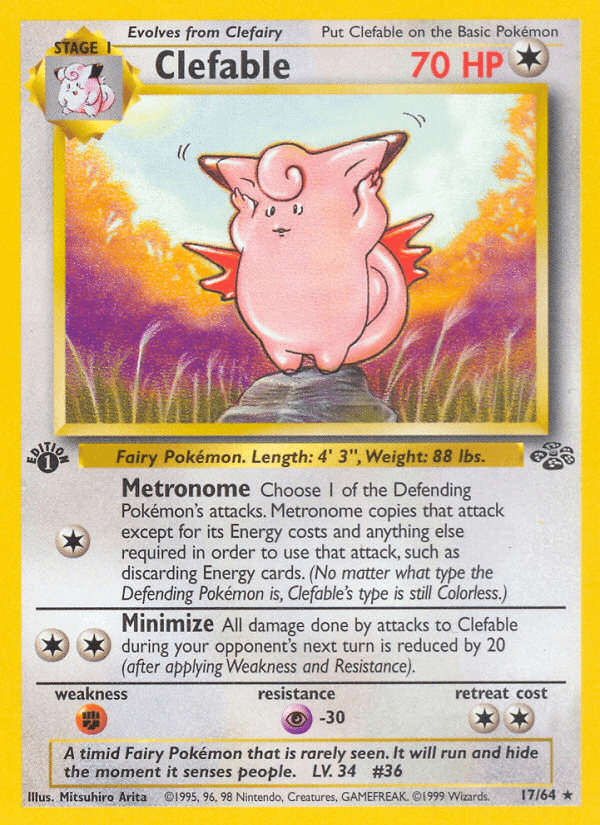 A timid Fairy Pokémon that is rarely seen. It will run and hide the moment it senses people.