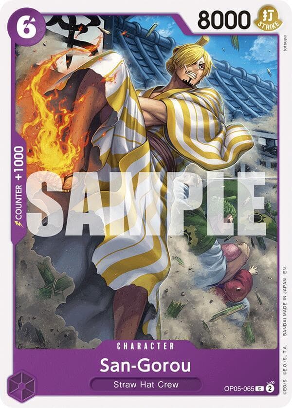<span style="color:red">DISCLAIMER: This card is a reprint of the pre-existing card in the OP05 set. The main difference between this card and the original print is the inclusion of "EN" on the right side, by the copyright information.</span>