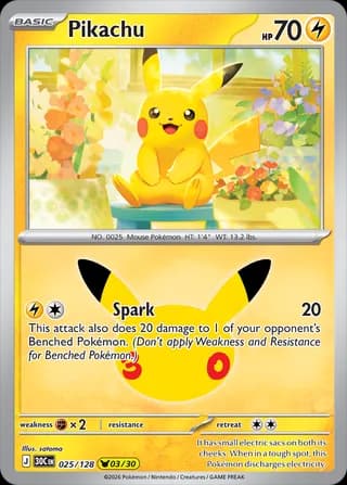 Pikachu (30th Celebration)
