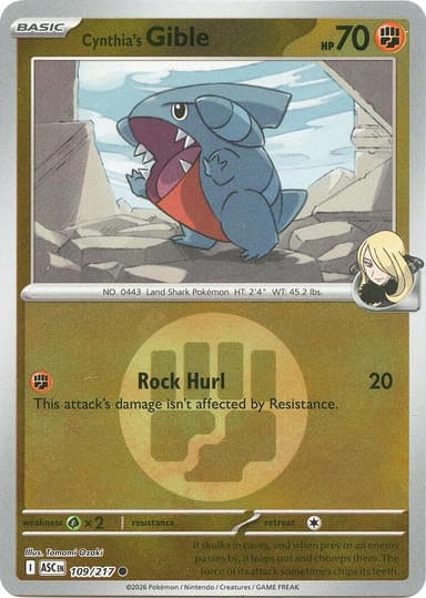 Cynthia's Gible (Energy Pattern)