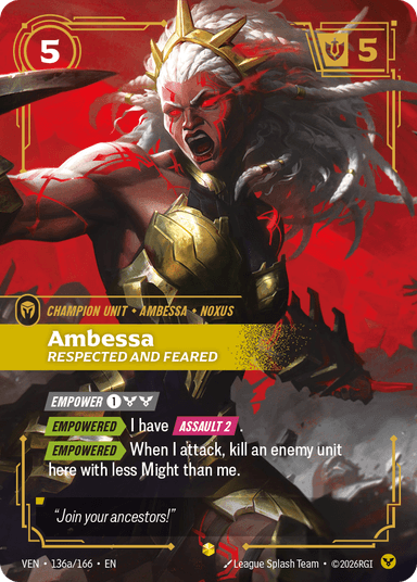 Ambessa - Respected and Feared