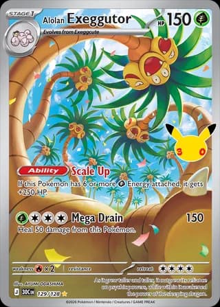 Alolan Exeggutor (30th Celebration)