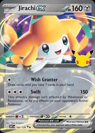 Jirachi ex (30th Celebration)