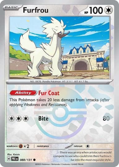 Furfrou (Poke Ball Pattern)