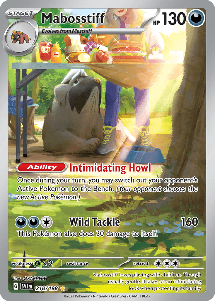 Mabosstiff loves playing with children. Though usually gentle, it takes on an intimidating look when protecting its family.
